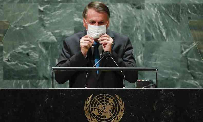 Bolsonaro na 76 sesso da Assembleia Geral da ONU