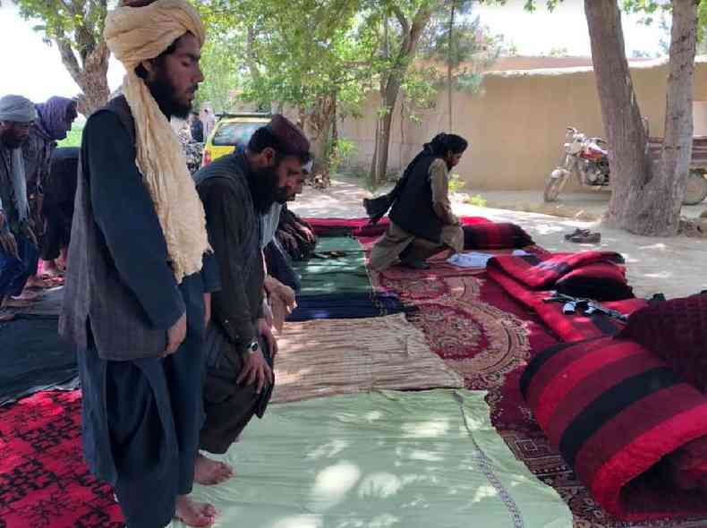 O Taleban quer governar o Afeganisto sob sua prpria verso austera da Sharia, ou lei islmica(foto: BBC)