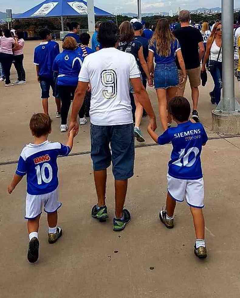 Lano a temporada de lembranas e memrias afetivas vindas desse amor eterno chamado 'Cruzeiro'(foto: Arquivo pessoal)