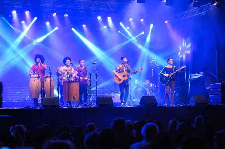 Artistas disputaram a primeira etapa do festival em Perdes(foto: Fenac/divulgao)