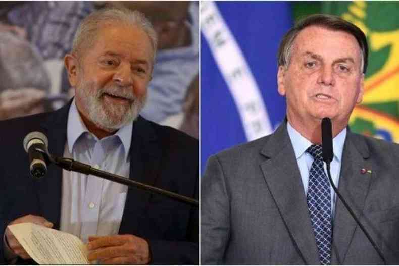 Lula e Bolsonaro: 