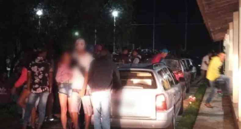 Segundo a GM, muitas pessoas voltaram a p da chcara at a cidade(foto: Guarda Municipal de Uberaba/Divulgao)