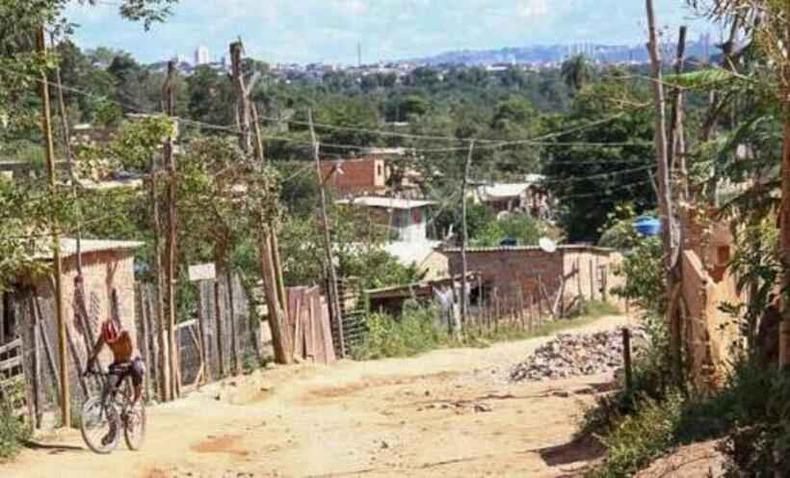 Ocupação Rosa Leão, Bairro Granja Werneck, Região Norte de Belo Horizonte; suspeita confessou o crime(foto: Rodrigo Clemente/PBH) Ocupação Rosa Leão, em Belo Horizonte