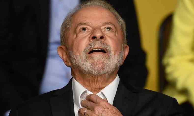foto do candidato Lula em evento de campanha em 29 de julho de 2022