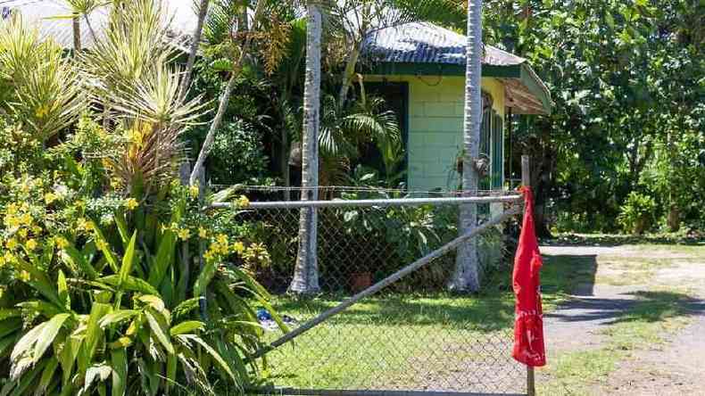 Residência em Samoa durante epidemia de sarampo