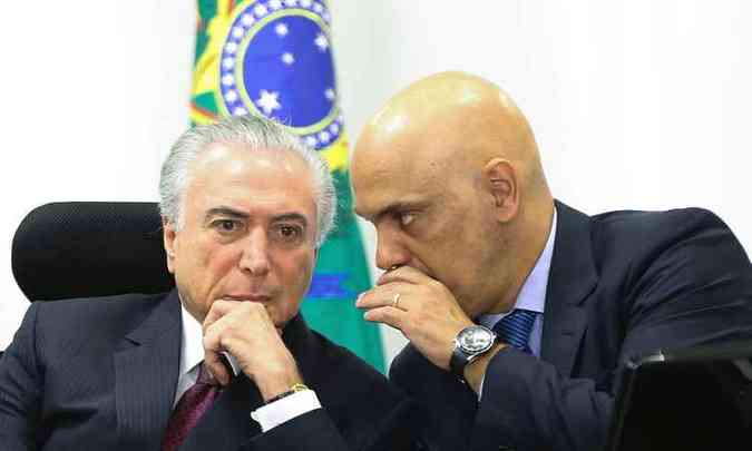 Confirmando especulaes, Temer indicou o aliado poltico para o cargo no Supremo(foto: Marcelo Camargo/Agncia Brasil Brasilia)