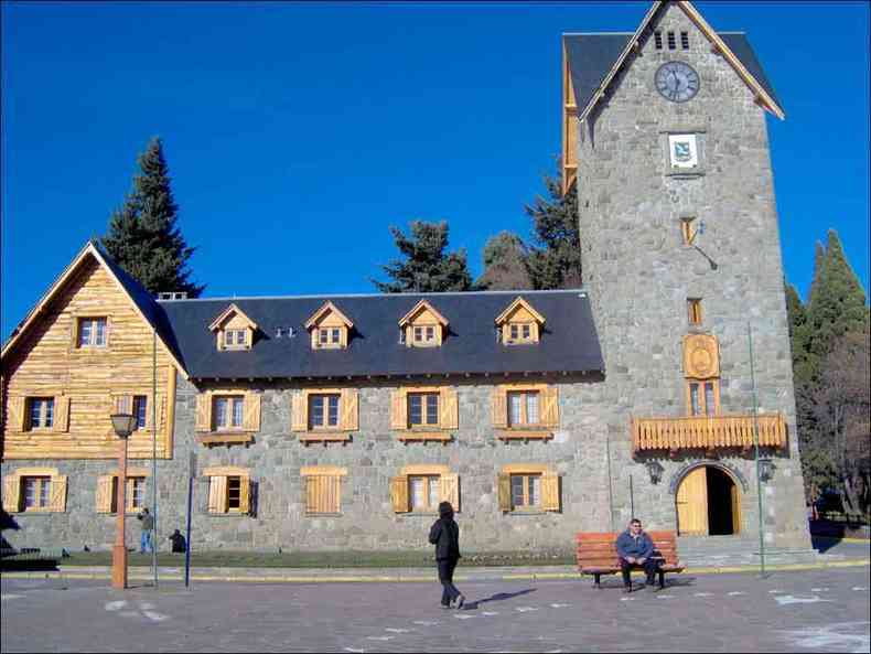 Centro Cvico de Bariloche: cidade tem pouco mais de 130 mil habitantes