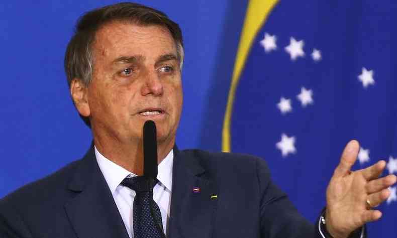 Bolsonaro reclamou de estar sendo investigado pelo Supremo(foto: Marcelo Camargo/Agncia Brasil)