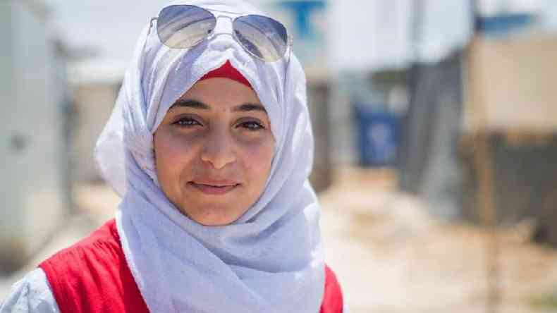 Maram foi para a Jordnia como refugiada sria h alguns anos