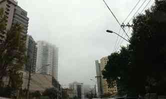 Apesar da nebulosidade, capital no tem previso de chuva(foto: Laura Lima)