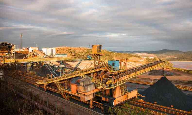 Itabira abriga o mais importante complexo minerrio da Vale em Minas(foto: Ricardo Teles/Vale)