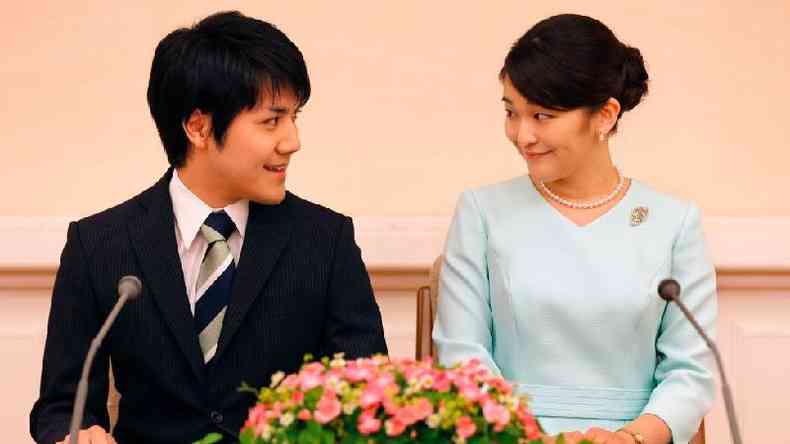 Kei Komuro e princesa Mako