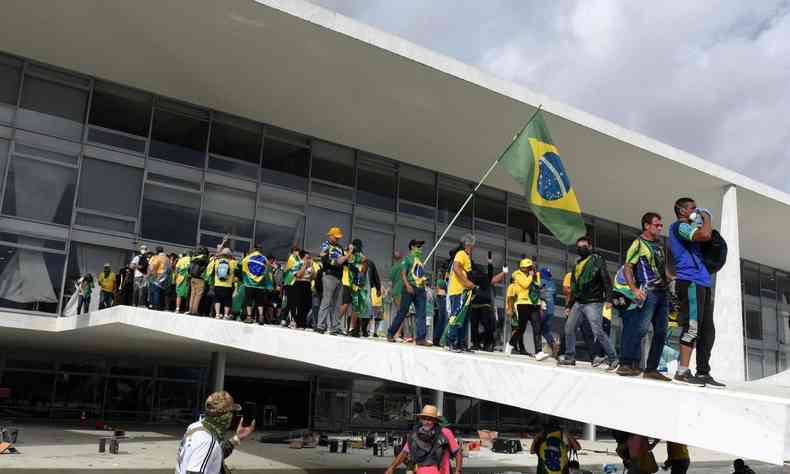 Bolsonaristas no Palcio do Planalto