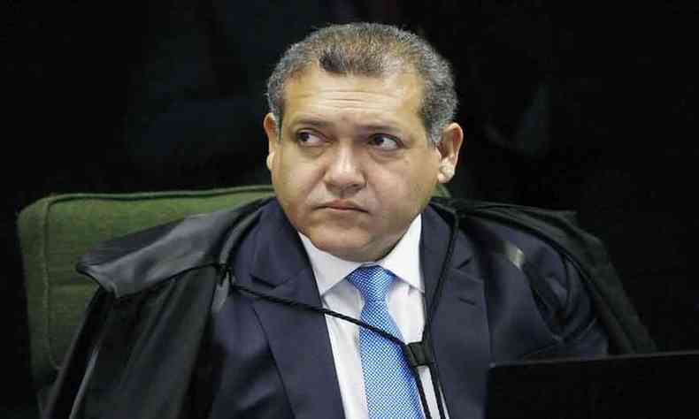 Ministro Kassio Nunes Marques foi voto vencido no plenrio da corte ontem(foto: FELIPE SAMPAIO/STF)
