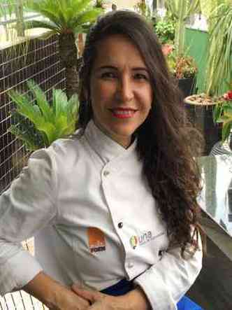 Rosilene Campolina, professora de gastronomia da UNA e administradora do portal gastronmico Chef a Chef(foto: Arquivo Pessoal)