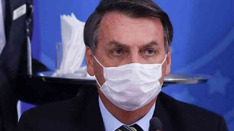 Pesquisadora afirma que Bolsonaro tem sido mencionado como um 'agente passivo' durante a pandemia: 'Surpreende o pblico chins um chefe de Estado no tratar a emergncia da covid-19 com maior assertividade'(foto: SERGIO LIMA/Ag. Brasil)