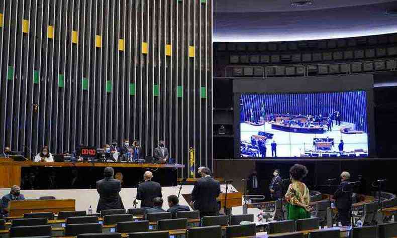 A Cmara dos Deputados aprovou a admissibilidade da Proposta de emenda  Constituio 186/19, por 366 votos a 116 (foto: Pablo Valadares/Cmara dos Deputados)