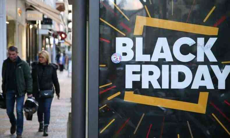 A Confederao Nacional do Comrcio de Bens, Servios e Turismo (CNC) projeta Black Friday com faturamento recorde em 2020(foto: PASCAL POCHARD-CASABIANCA/AFP)