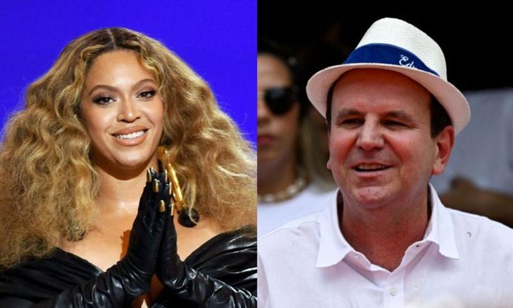 Montagem: Beyonc x Eduardo Paes