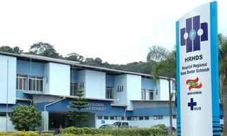 Hospital Hans Dieter Schimidt(foto: Divulgação/SES SC ) Hospital Hans Dieter Schimidt(foto: Divulgação/SES SC )
