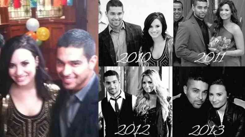 Compilado de fotos de Demi com Willmer ao longo dos anos 2010, 2011, 2012 e 2013