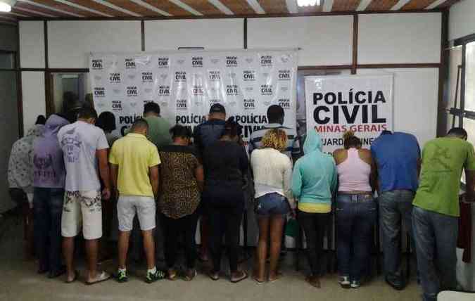 Operao da Polcia Civil terminou com 19 pessoas presas em Minas Gerais(foto: Polcia Civil/Divulgao)