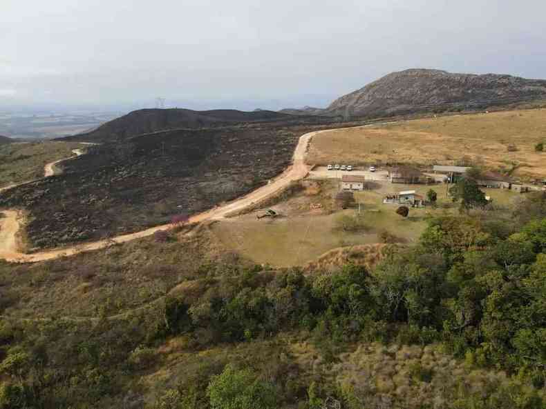 Queimadas na Serra da Canastra