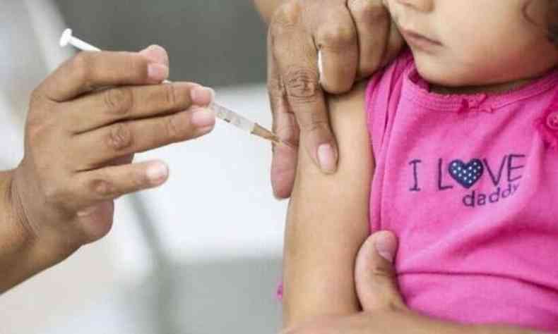 Vacinao infantil em BH