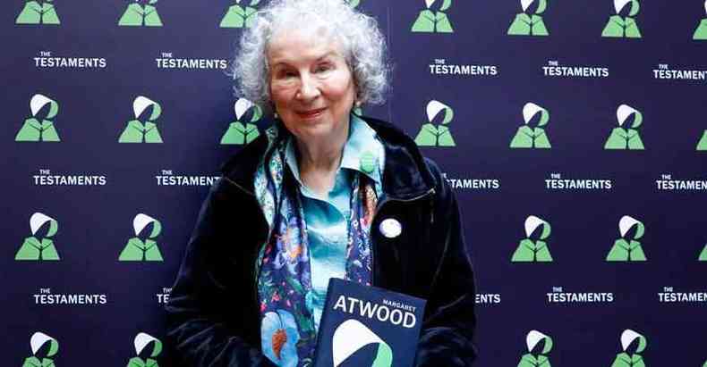 A escritora canadense Margaret Atwood em Londres(foto: Tolga Akmen/AFP)