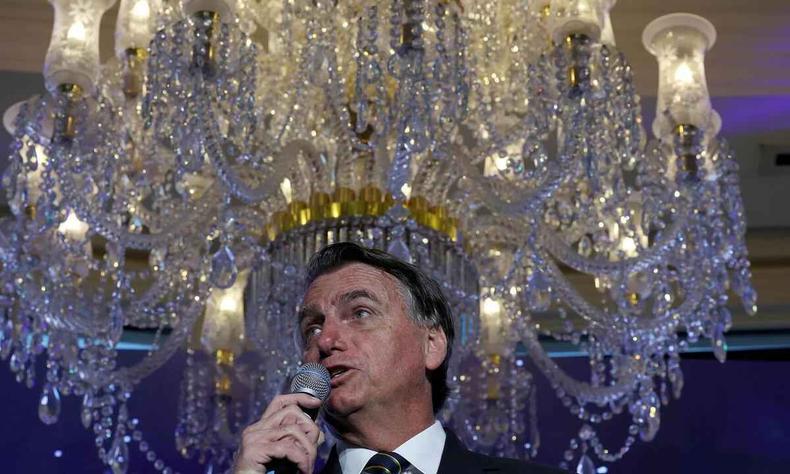 O ex-presidente Jair Bolsonaro