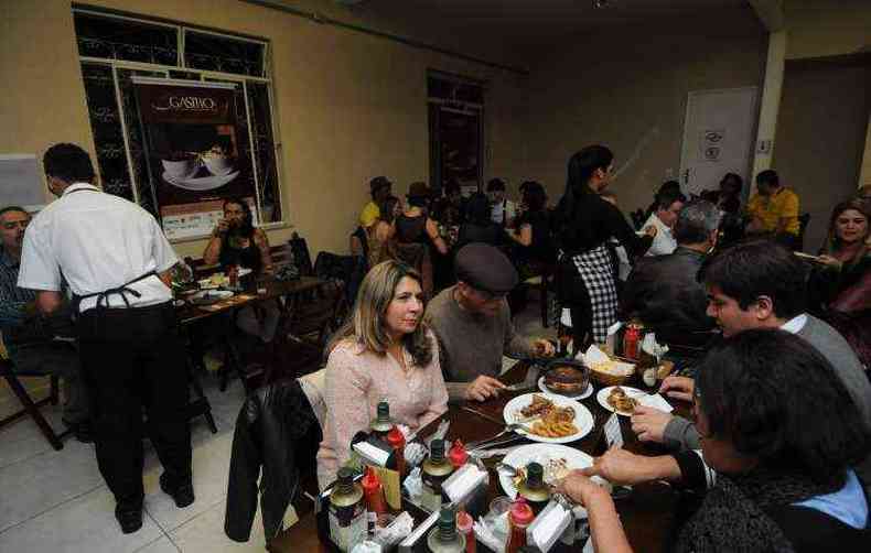 Evento Gastr Jazz Santa Tereza, do qual participaram 12 bares e restaurantes, termina amanh(foto: Tlio Santos/EM/D.A.Press)