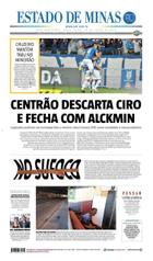 Confira a Capa do Jornal Estado de Minas do dia 20/07/2018
