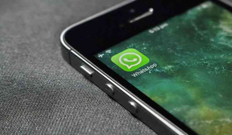 cone do aplicativo Whatsapp em tela de celular