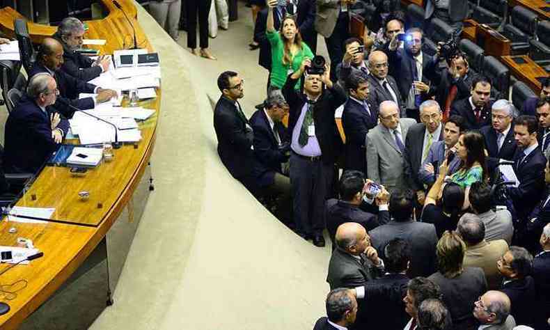 Deputada Mara Gabrilli fez duras crticas a Eduardo Cunha (foto: Gustavo Lima/ Cmara dos Deputados)