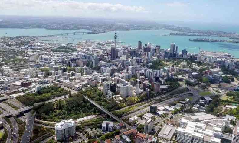 Auckland  uma das cidades mais importantes da Nova Zelndia(foto: wikimedia commons)
