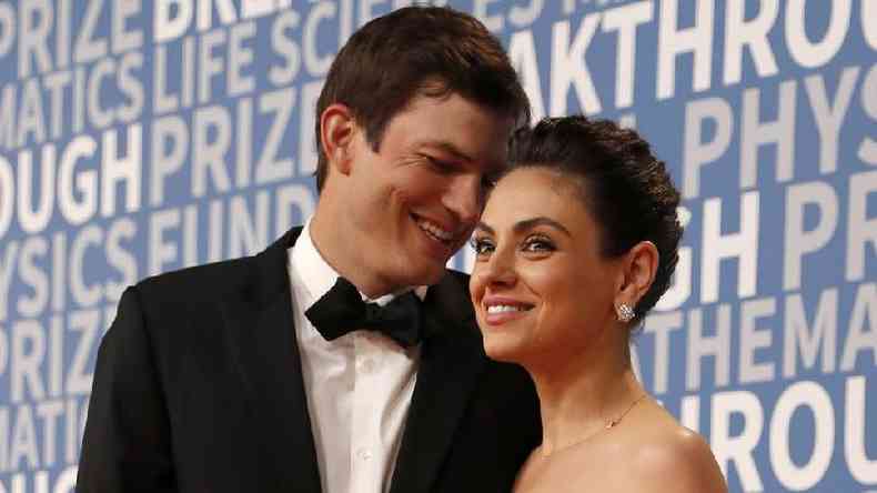 Ashton Kutcher e Mila Kunis, que participaram da srie 