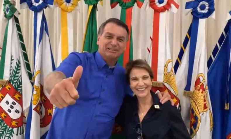 Bolsonaro e Tereza Cristina