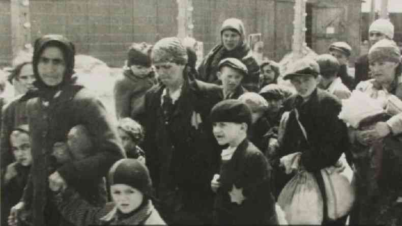 Familias em Auschwitz.