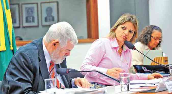 Flvia Moraes na CPI que examinou mltiplas faces do problema (foto: Gabriela Korossy/Agncia Cmara - 11/3/14)