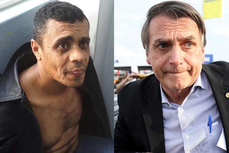 Montagem: Adlio x Bolsonaro