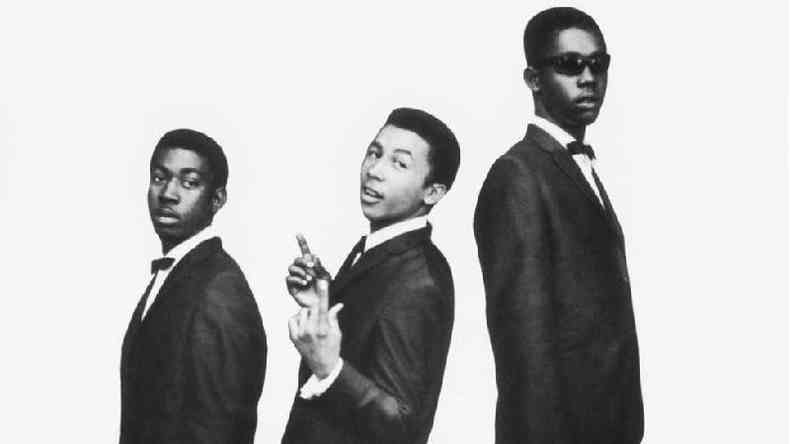 A verso original do The Wailers, por volta de 1964 %u2014 (da esquerda para a direita) Bunny Wailer, Bob Marley e Peter Tosh(foto: Getty Images)