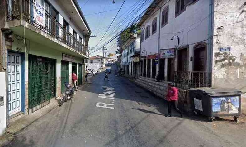Rua do Bairro Alto da Cruz vira cenrio de histria da tradio popular(foto: foto: Divulgao/google street view)