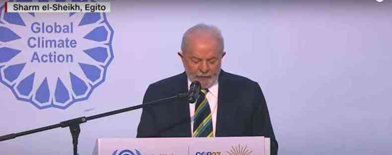 Lula realiza o segundo discurso na Cop 27