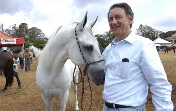 Magdi Shaat, presidente da Associao Brasileira de Criadores de Cavalo Mangalarga Marchador, pretende exportar 50 embries para dos EUA(foto: Emmanuel Pinheiro/EM/D.A Press )