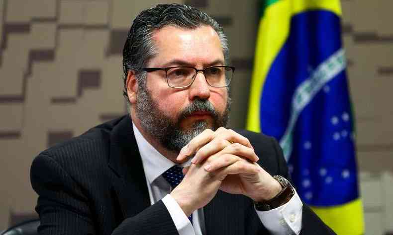 O ministro das Relaes Exteriores, Ernesto Arajo. (foto: Marcelo Camargo/Agncia Brasil)