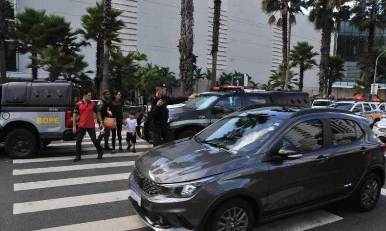 Assalto a loja no BH Shopping