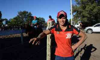 A vaqueira Brenda Stefany Nunes(foto: Tlio Santos/EM/DA Press)