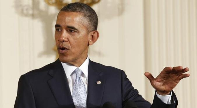 Presidente Obama discursa em café da manhã com oração de Páscoa na Casa Branca(foto: YURI GRIPAS/AFP) Presidente Obama discursa em café da manhã com oração de Páscoa na Casa Branca(foto: YURI GRIPAS/AFP)