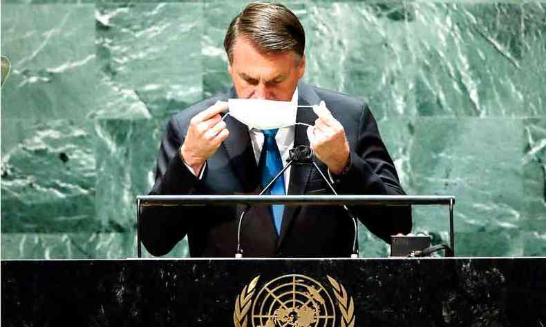 Jair Bolsonaro discursou pela terceira vez na Organizao das Naes Unidas
