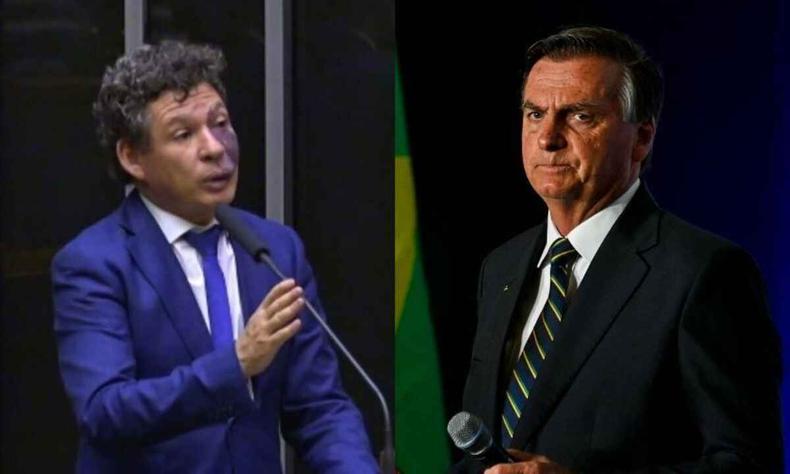 Montagem: Reginaldo Lopes x Jair Bolsonaro 